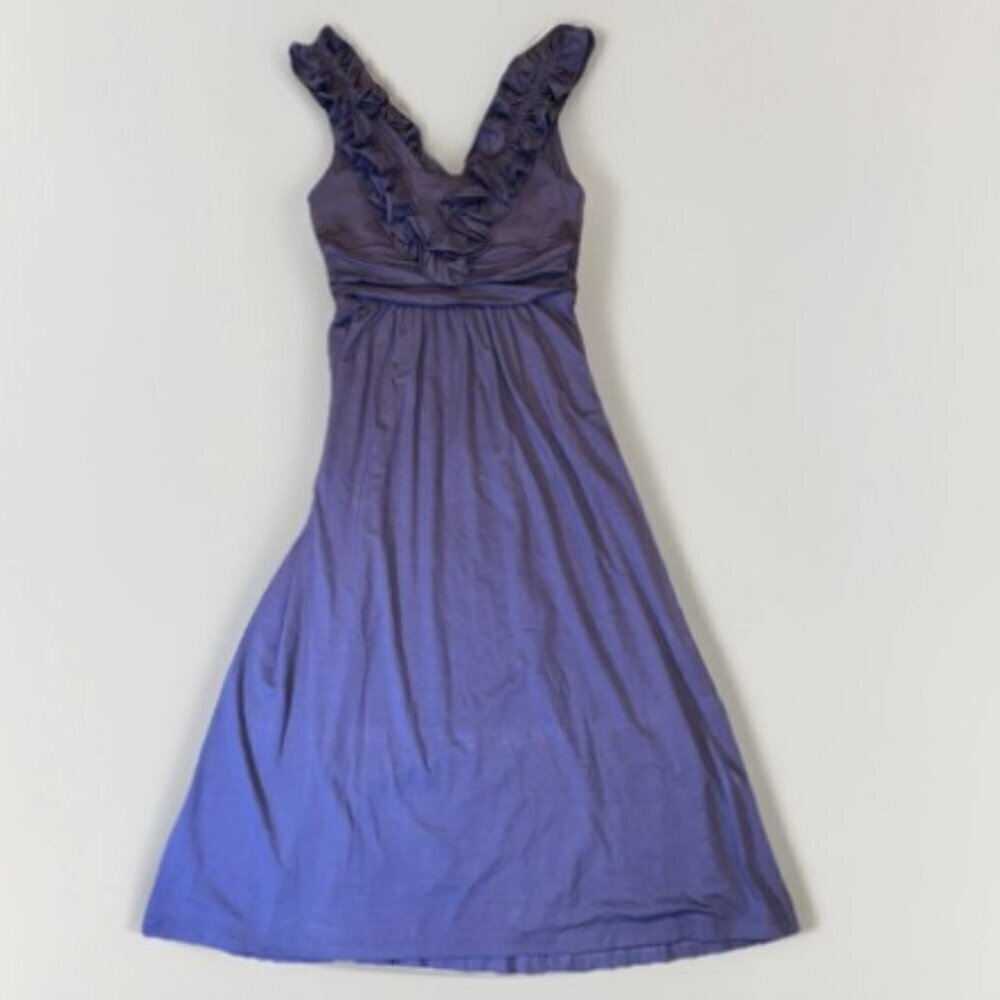 NEW Lilly Pulitzer Wedding Guest Dress Navy Blue Ruffles Sleeveless Summer Small - Picture 4 of 9